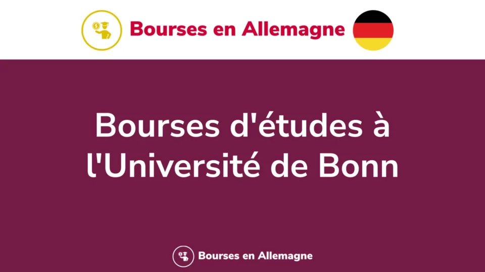 Bourses internationales de l’Université de Bonn – Allemagne (2026)